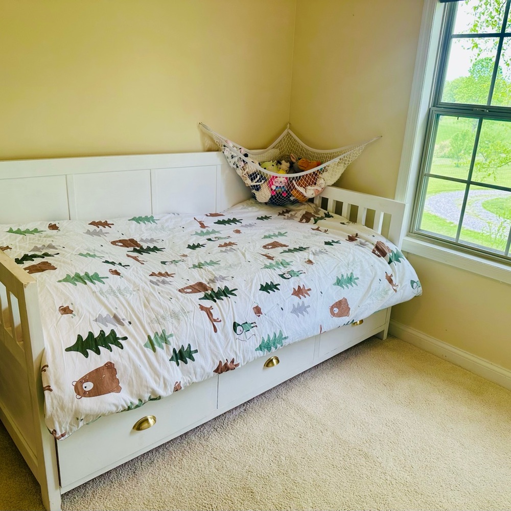 Organic Cotton Forest Themed Twin Duvet & Pillowcase